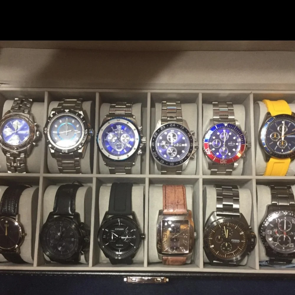 10 Watch leather display case organizer